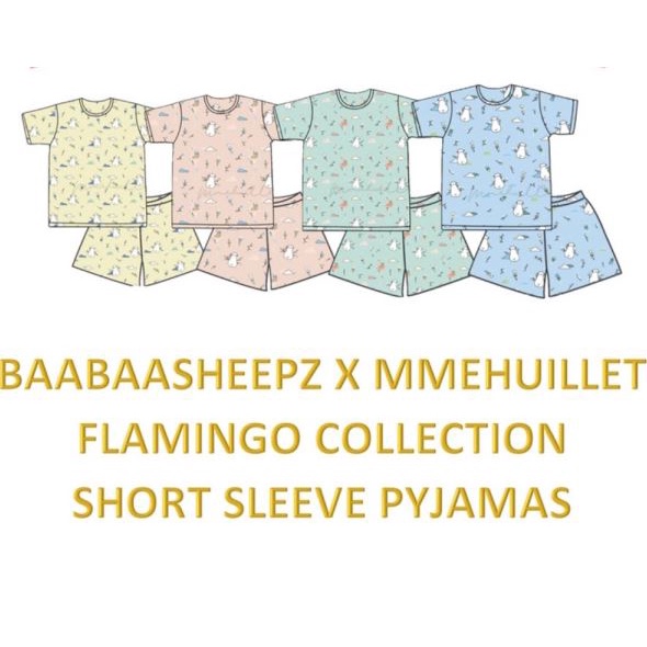 Baabaasheepz Mmehuillet Pyjamas Short Sleeve Set Adult Women L Mint