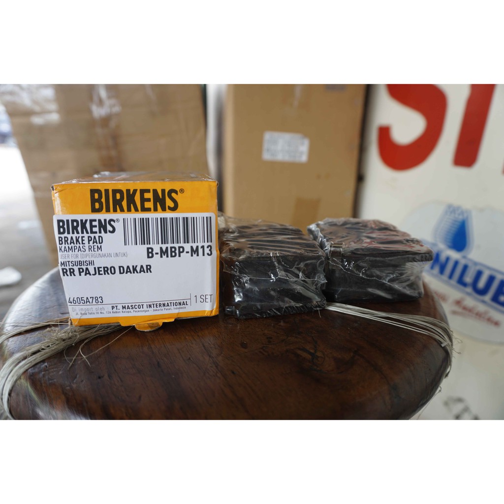 Brake Pads Kampas Rem Belakang Mitsubishi Pajero Dakar merk Birkens