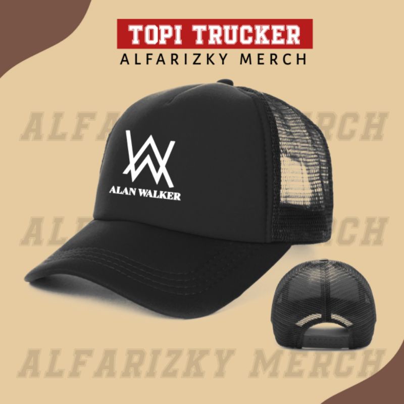 Topi ALAN WALKER Trucker Jaring