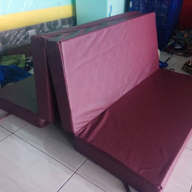 Kasur lipat cover oscar tebal 15 cm EON LG D23 INOAC dan YUKATA CUSTOM INOAC