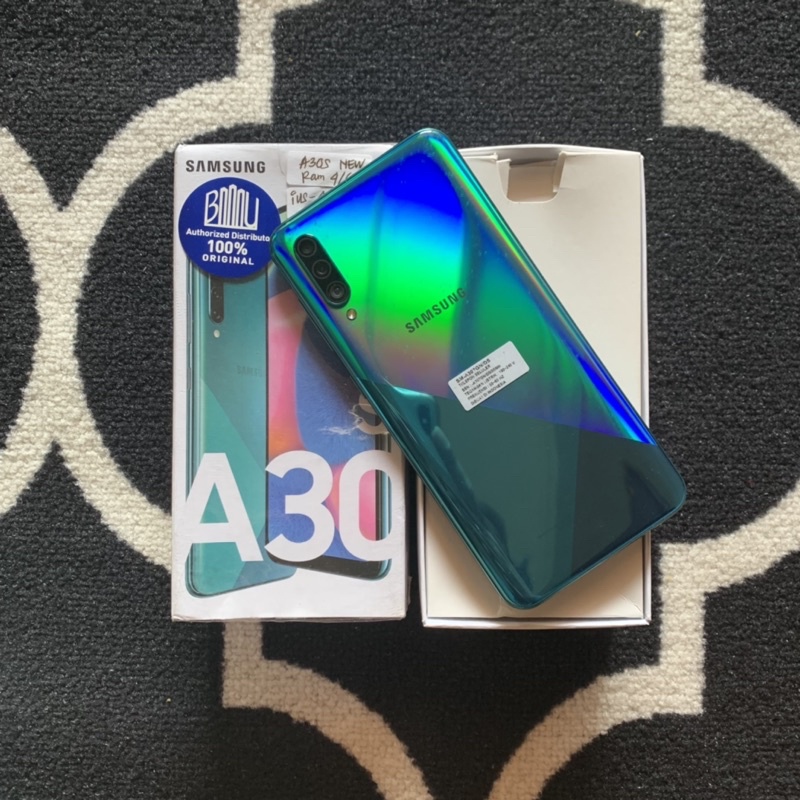 samsung a30s ram 4gb second fullset bekas pakai