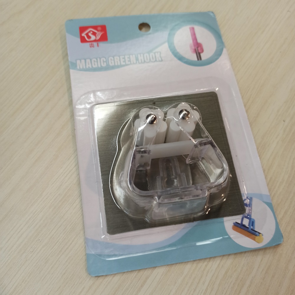 TENSKE Hanger Hook Gantungan Sapu Pel Multifungsi 1PCS - GF-0106 - Silver