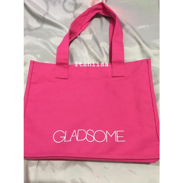 TOTE BAG PINK by GLADSOME - CANVAS BAG