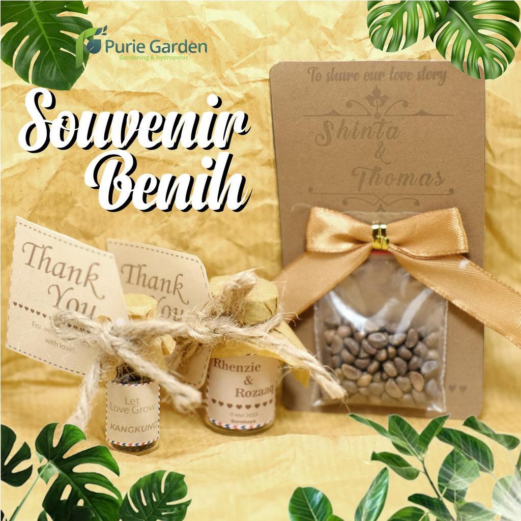 Souvenir Pernikahan Benih Bibit Tanaman Eksklusif TERMURAH TERLARIS!! PG KDR