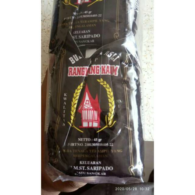 

Bubuk Kopi Rangkiang Kaum Asli Kopi hitam Khas minang Robusta coffee 45 gram