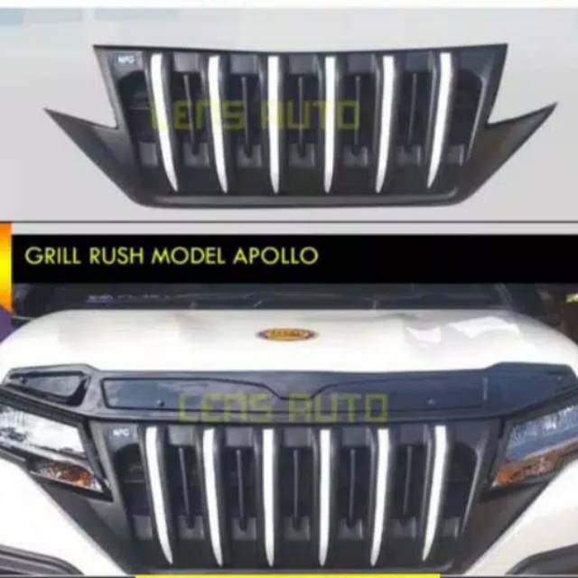 Grill rush terios model apolo grill rush terios  2018 up