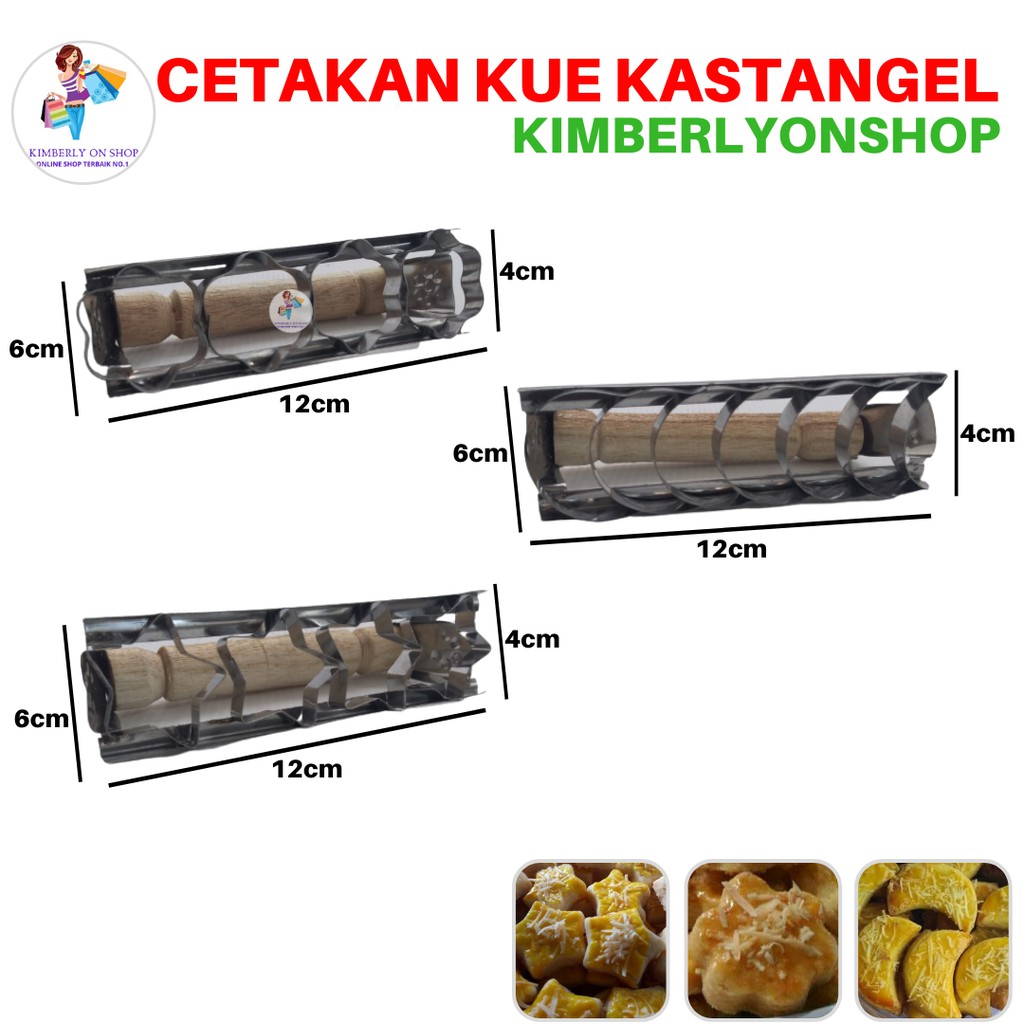 Kimberlyonshop Cetakan Kue Kering Kastangel Nastar Cookies