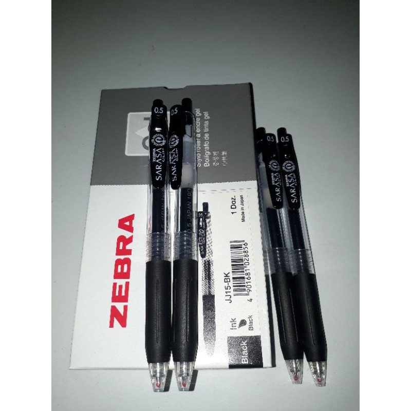 

Pen Zebra Sarasa 0.5 / 0.7 Hitam dan Biru
