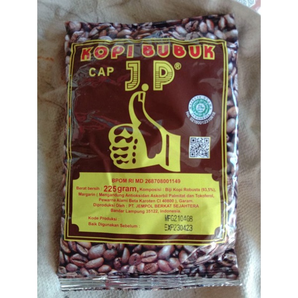 

KOPI LAMPUNG JP (jempol) 90gr-225gr ORIGINAL