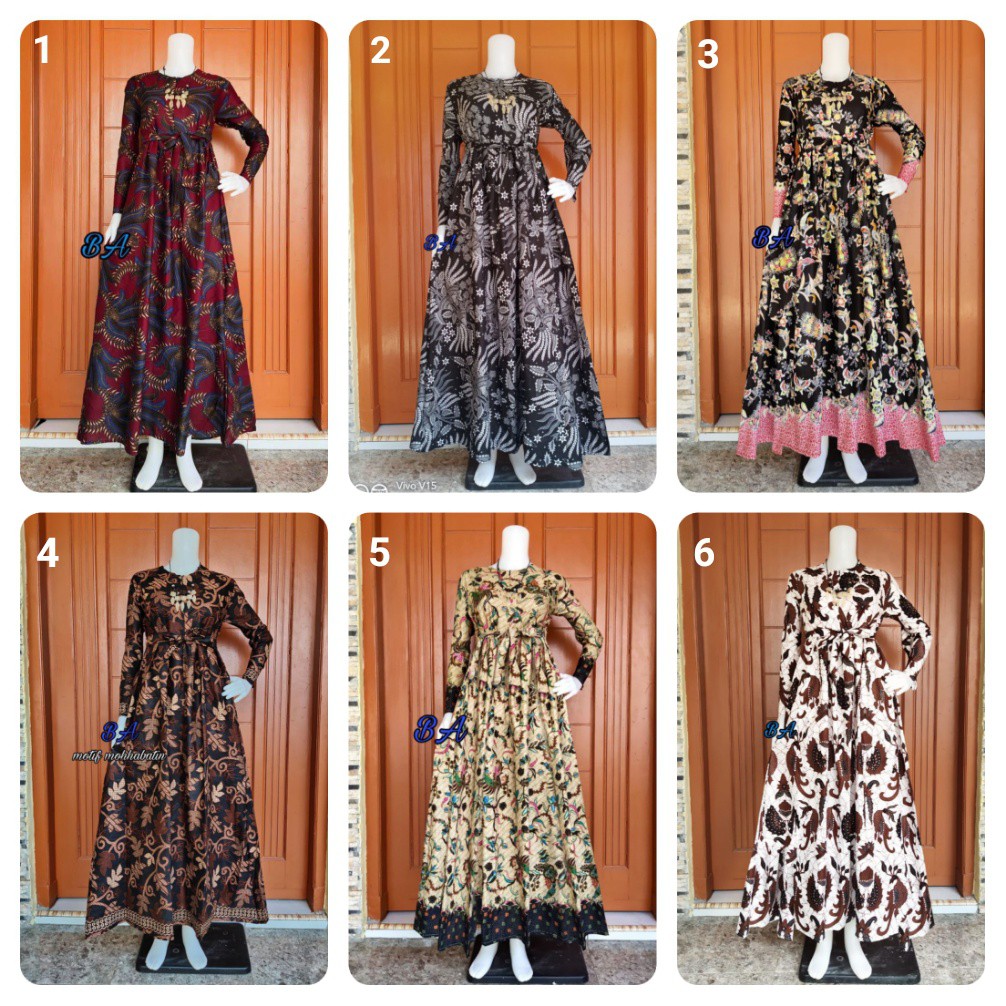DRESS GAMIS  BATIK  BLARAK Shopee  Indonesia