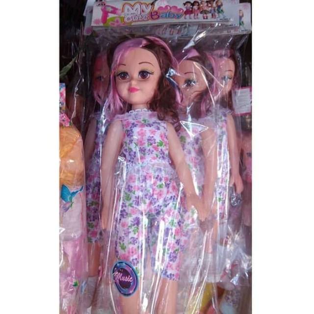 Boneka Barbie My Cute Baby Pink Bayi SUSAN Cantik dan Lucu Music Murah
