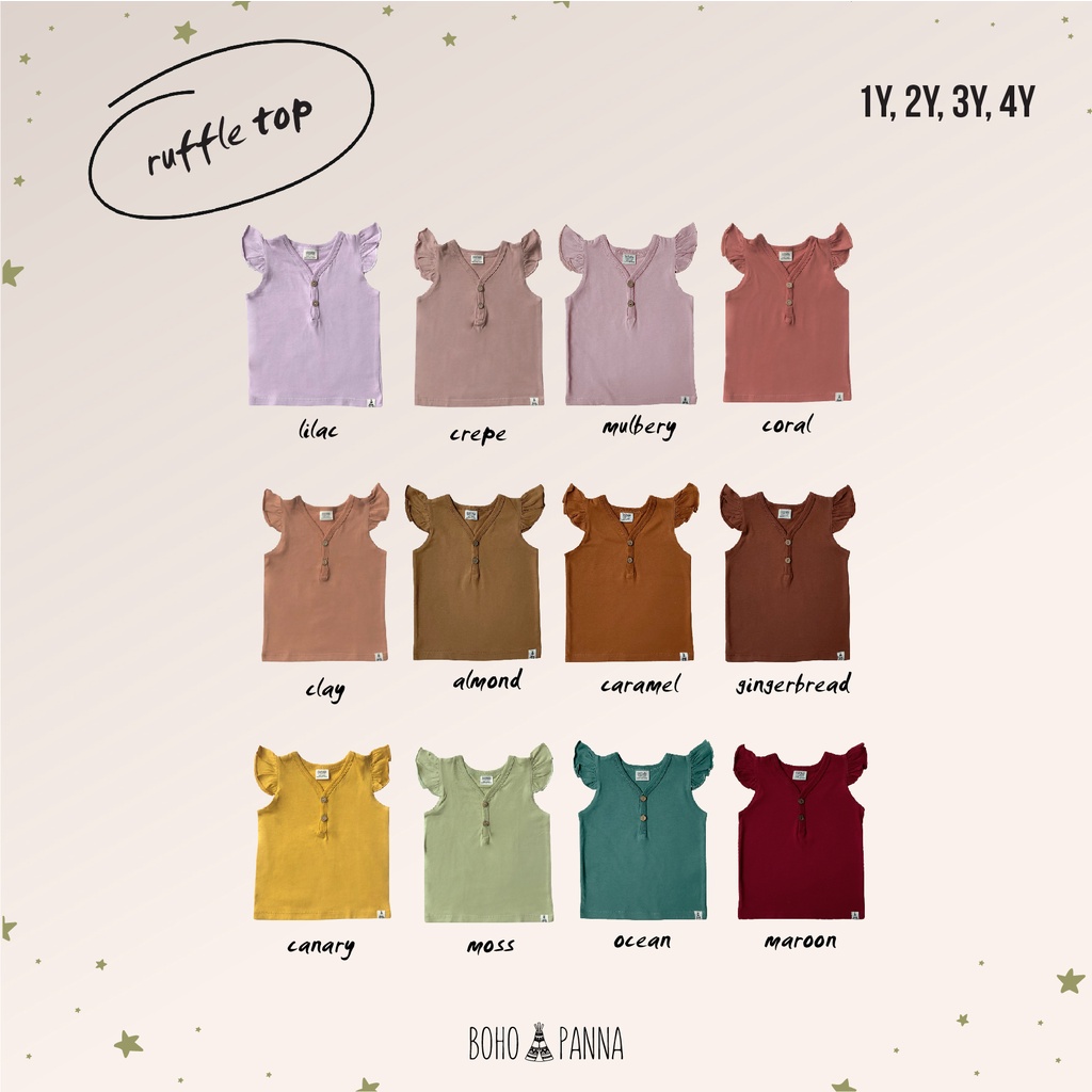 Ruffle Top - Baju Atasan Anak