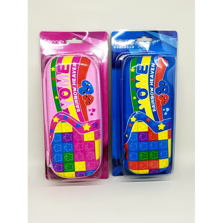 

MNB259 Tempat pensil kotak pensil anak smiggle hardcover - Biru