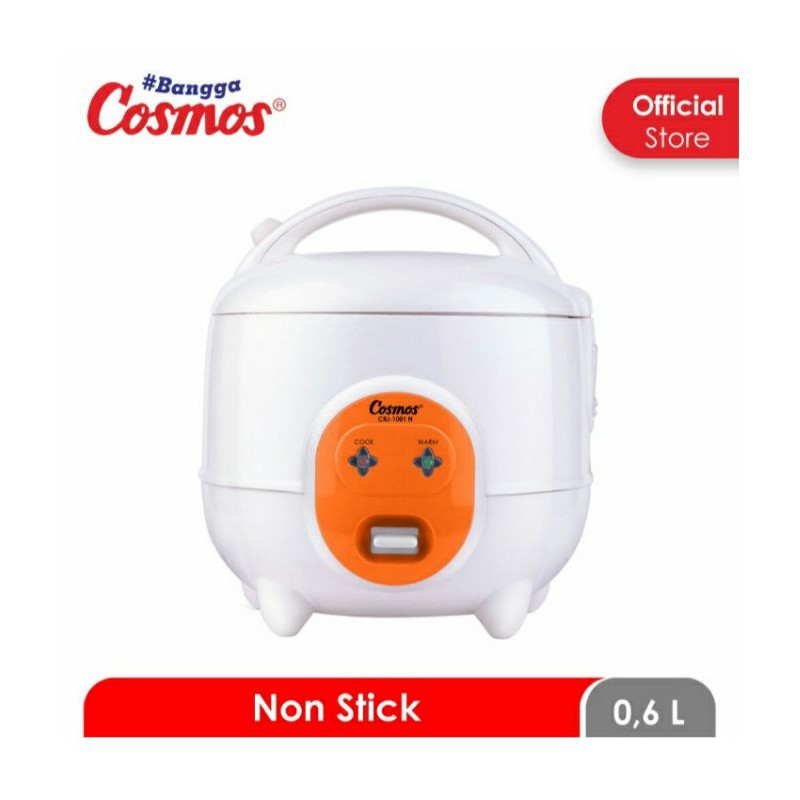 Penanak nasi serbaguna/Magic com COSMOS CRJ-1001 Kapasitas kecil 0,6 Liter