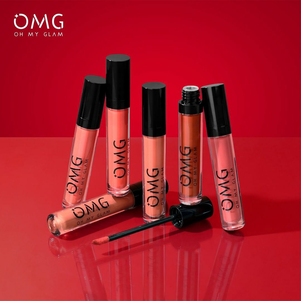 OHMYGLAM LIP CREAM, OMG LIPCREAM, OMG LIP CREAM, OMG MATTE KISS LIP CREAM