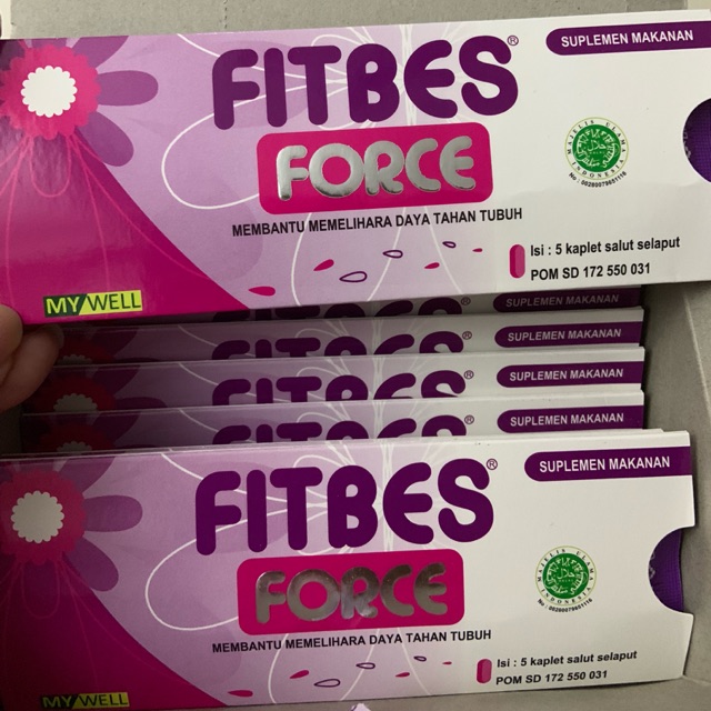 Fitbes Force suplemen vitamin 5 kaplet