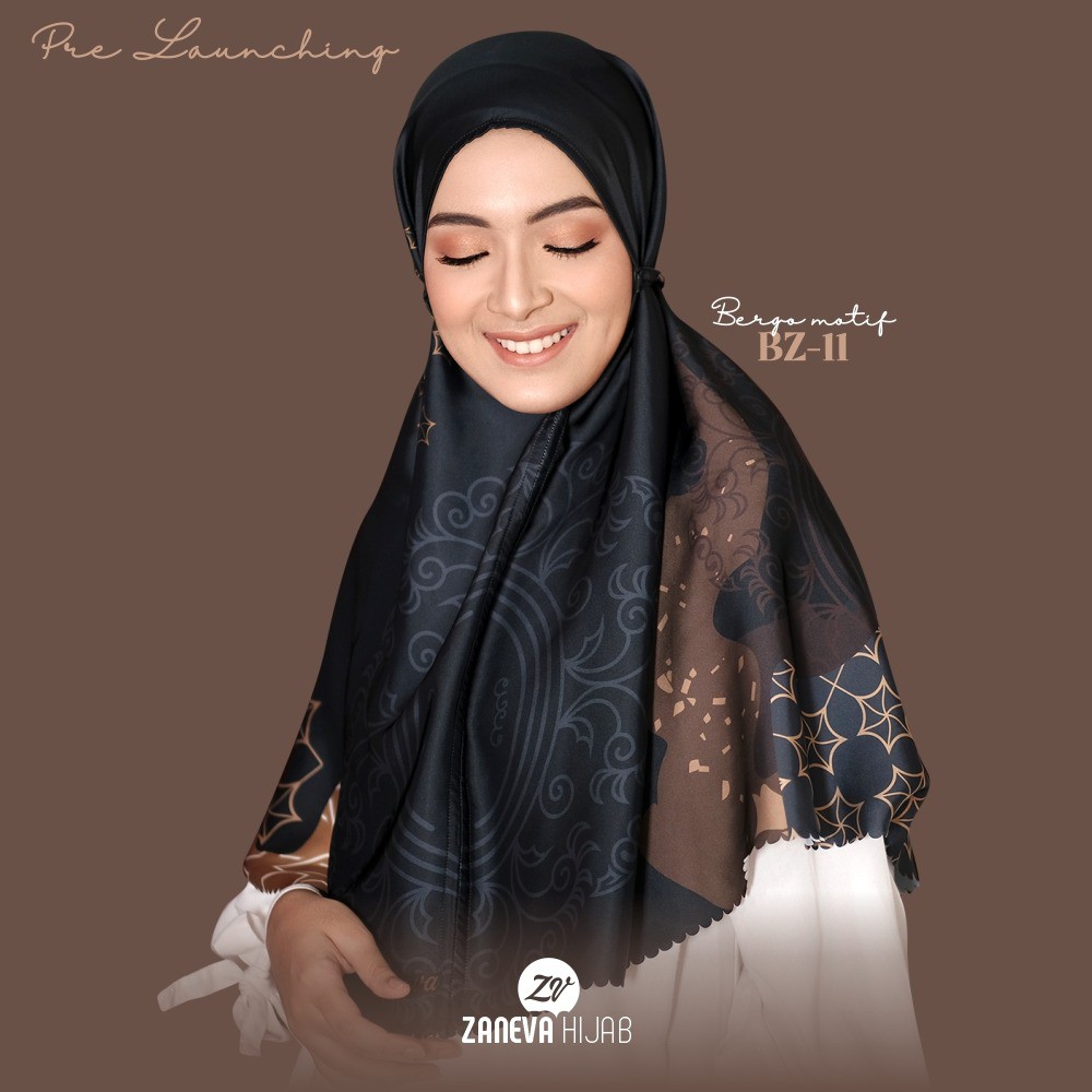 BERGO MOTIF BY ZANEVA HIJAB