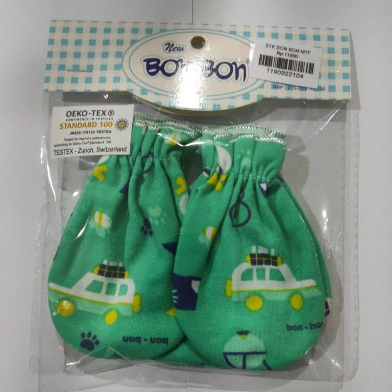 Sarung Tangan Kaki Bayi Motif New BON BON 1 Pasang SNI