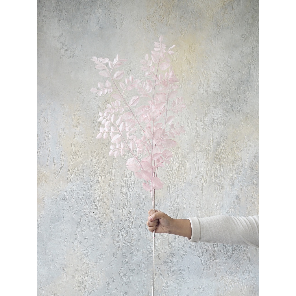 Daun Artificial Mawar Rustic Mini Plastik Tangkai Panjang (D22010)