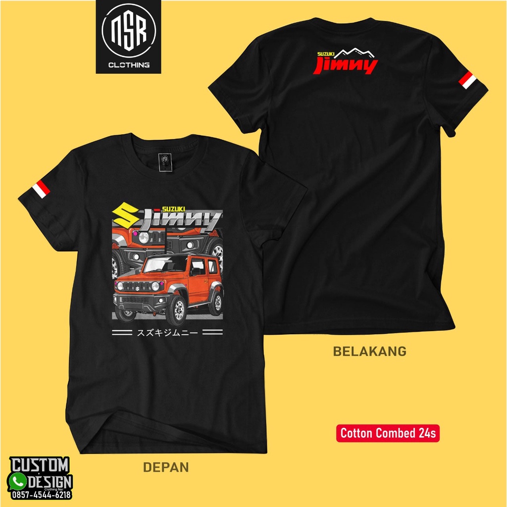 t-shirt suzuki jimny / baju jimny /baju suzuki