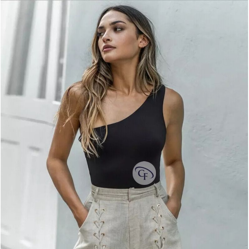 Singlet Wanita Premium / Tank Top Tali Wanita / Tanktop-One Shoulder