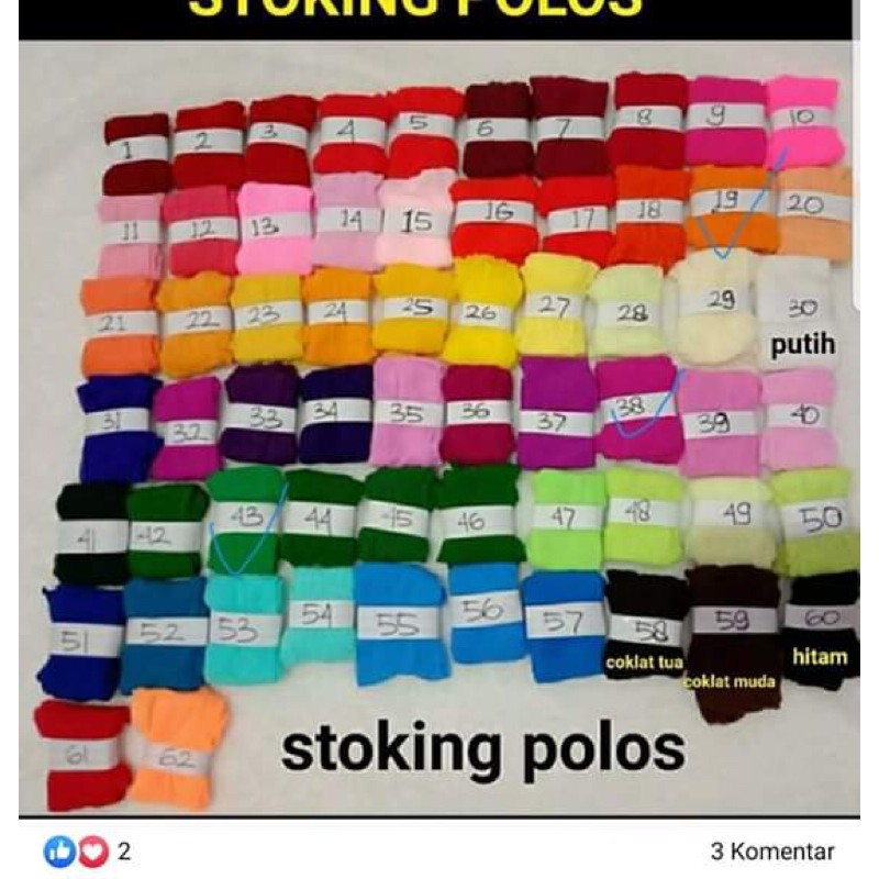 kain stoking polos stoking flowers . stoking bunga