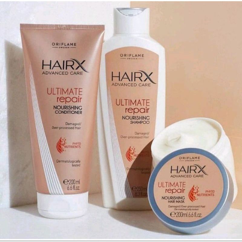 HairX Advanced Care Black Shine Shampoo// Dandruff Solution Shampoo// Gloss &amp; Moisture Shampoo/ HairX Ultimate Repair Shampoo/ Conditioner/ Hair Mask