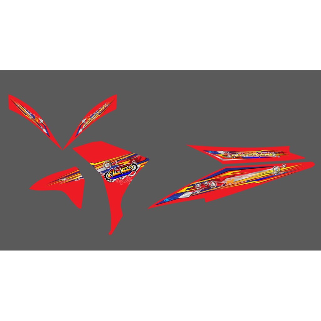 Striping Transparan LC135/MX NEW 135 Thailook