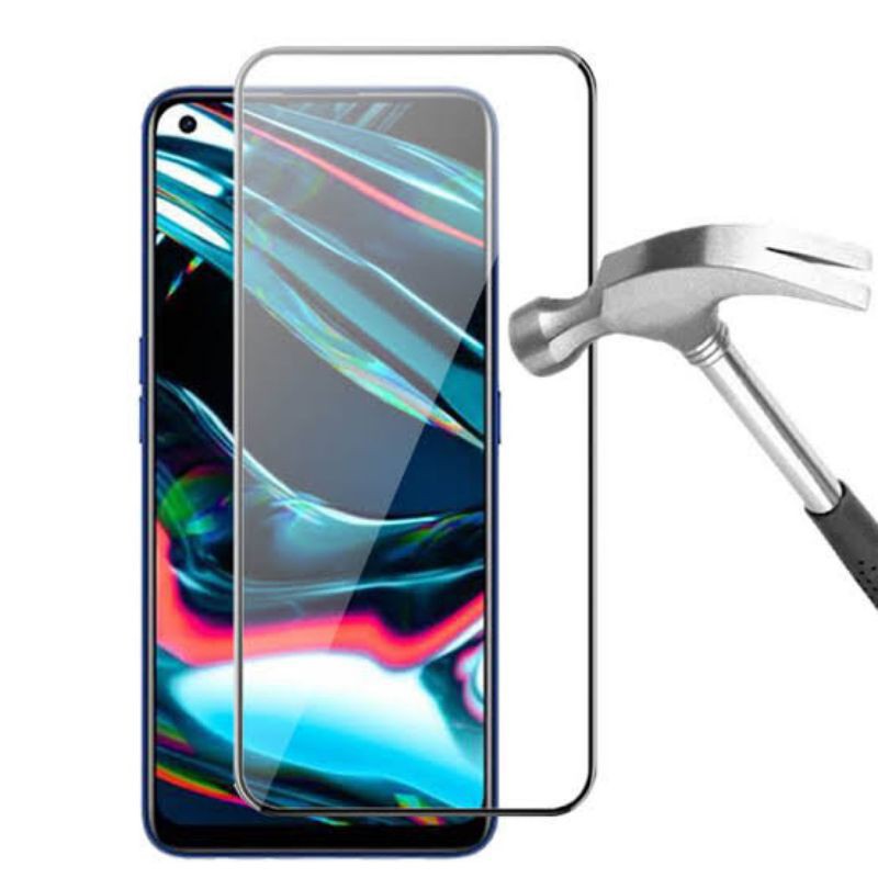 Tempered glass realme 7/ 7i/ 7 pro/ C17/ Narzo 20 pro anti gores FULL COVER