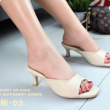 {BISA COD} SENDAL HIGH HEELS WANITA TERBARU PESTA TERMURAH BEST SELLER High Heels KF03