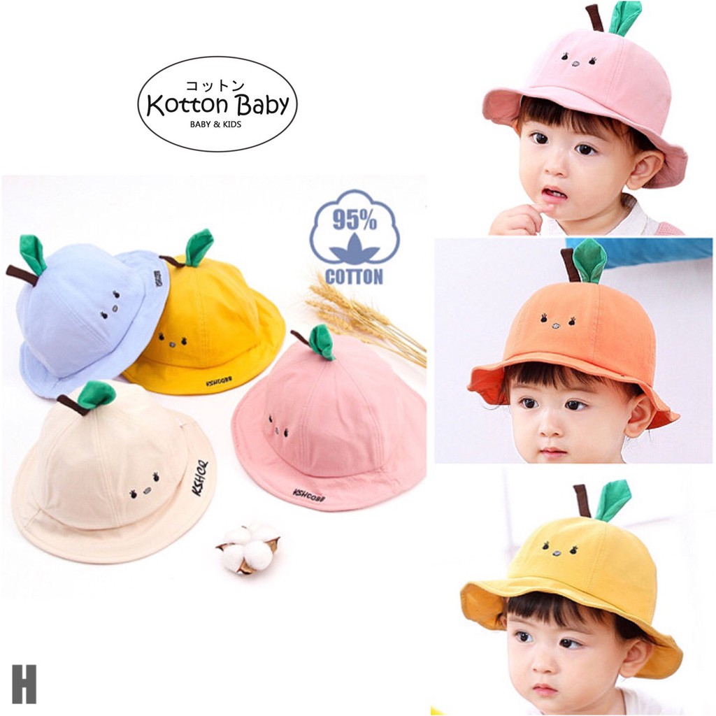 1-3 thn |TOPI BUCKET ANAK / BUCKET HAT BAYI KARAKTER LUCU PEREMPUAN vol.H CATALOG