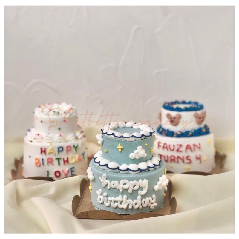 

Mini Twotier Cake | cake dua tingkat | Hanya untuk daerah kota MANADO