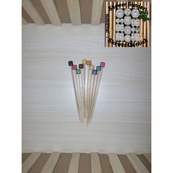 skewer square / cocktail skewer 10cm (100pcs)