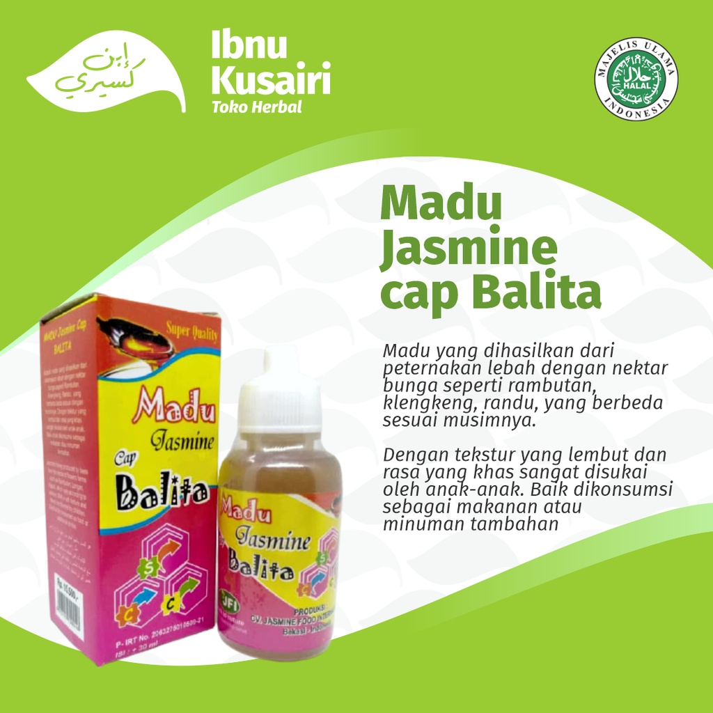 

Madu Jasmine Cap Balita Extra Propolis