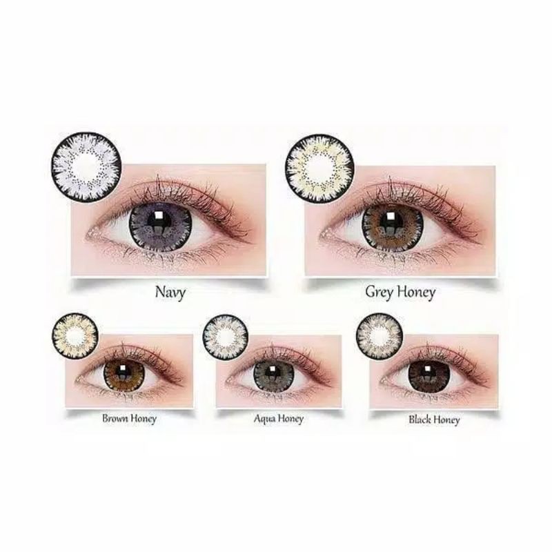 SOFTLENS ICE N8+ NORMAL &amp; MINUS -0.50 sd -2.50 FREE LENSCASE BIG EYES DIA 16MM BY EXOTICON / N.8+ / Softlen Soflen Soflens