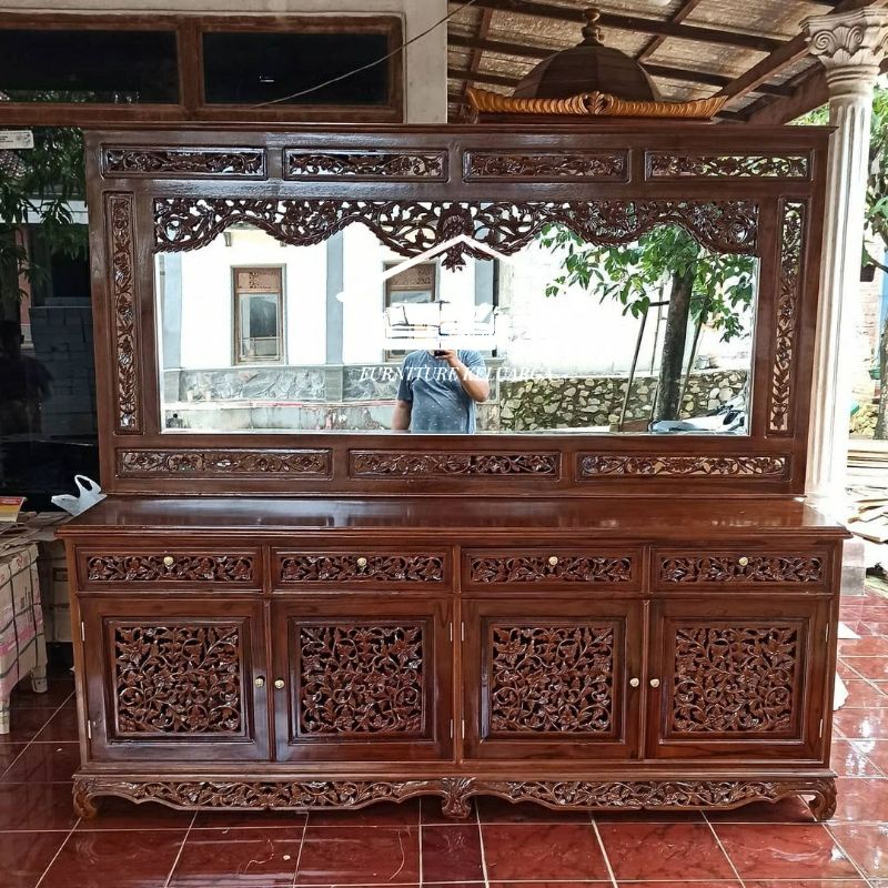 Meja rias palembang / Bufet rias palembang / Meja jati / Bufet jati