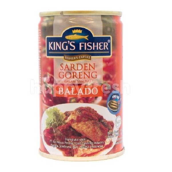 

sarden sardines kaleng king's fisher sambal balado 425