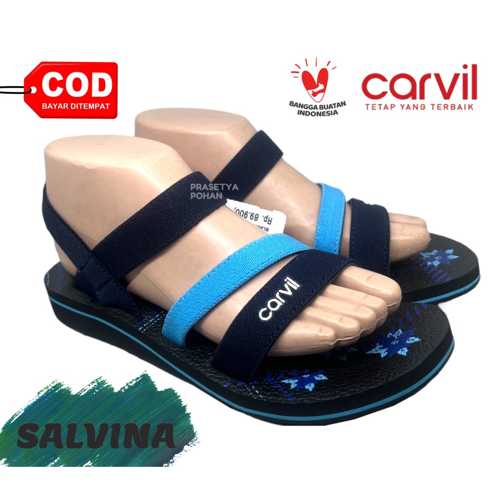 Sandal Tali Wanita Original Carvil Lentur dan Awet - Sendal Wanita Tali Carvil Original - Sandal Gunung Wanita