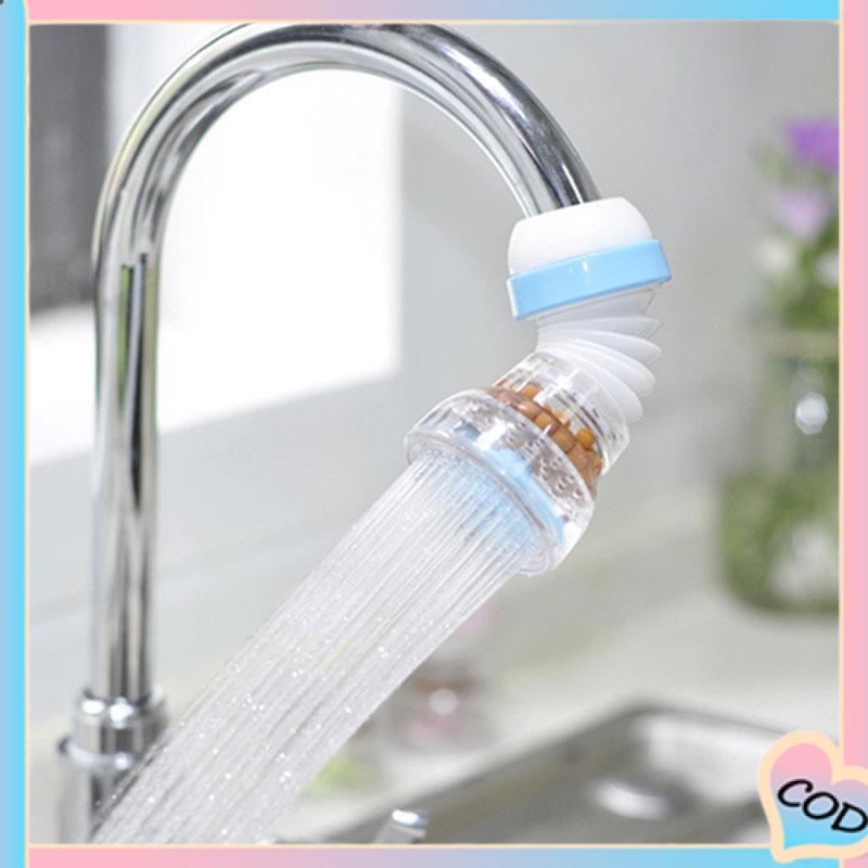 COD❤️ Faucet splash-proof head extended extension aerator kitchen rotatable filter nozzle-A.one