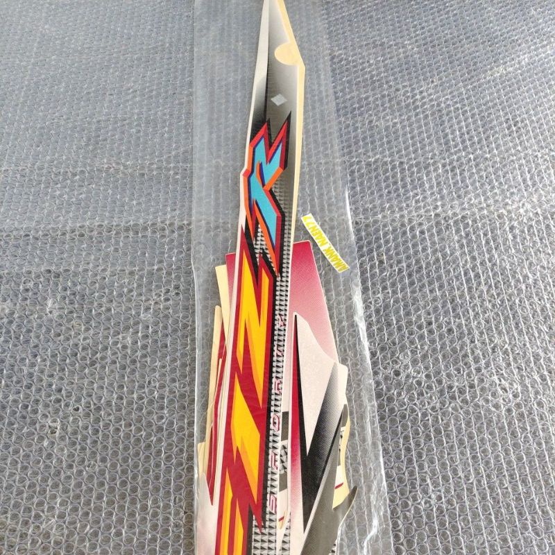 striping f1zr sporty 2004 merah putih