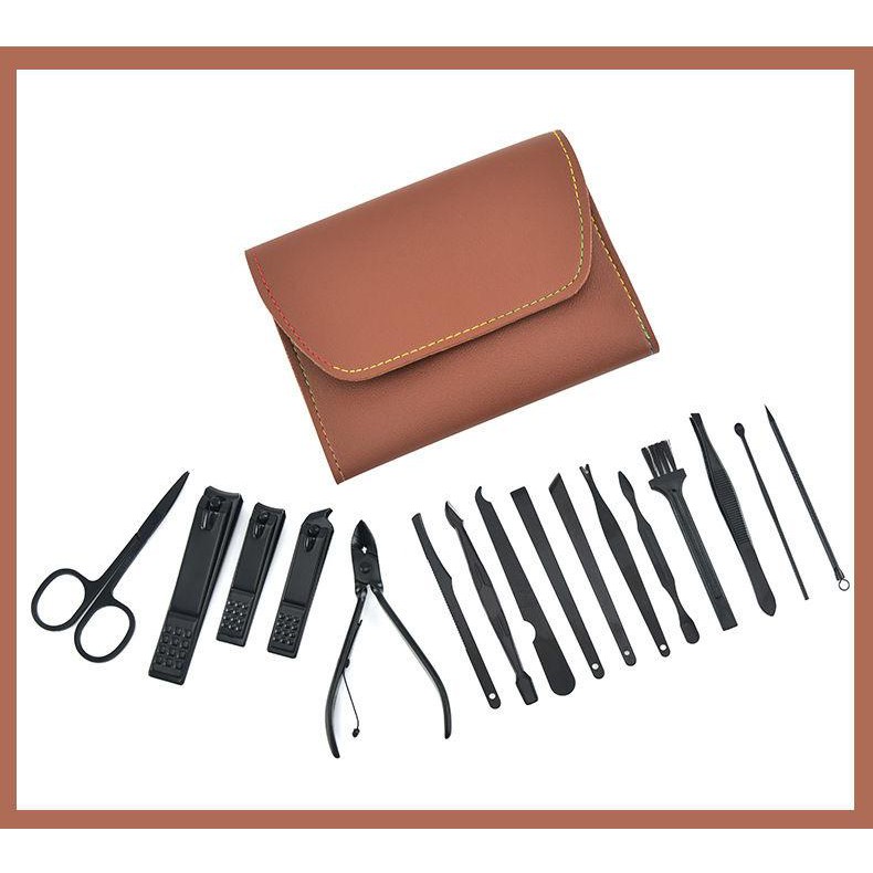 READY Gunting Kuku Set 16 in 1 Manicure Set 16 in 1 Perawatan Kuku