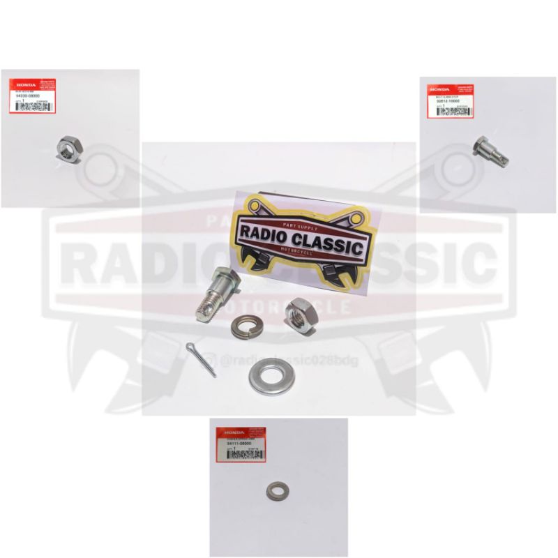BOLT A ARM STOP BAUD PANEL ARM SET SUPRA X SUPRA 125 REVO FI LEGENDA CB100 S90 ORI AHM 9281210000