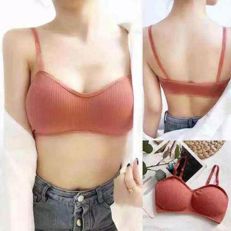 AZAHRA BRALETTE PUSH UP BRA ELASTIS TANPA KAWAT BAHAN HALUS