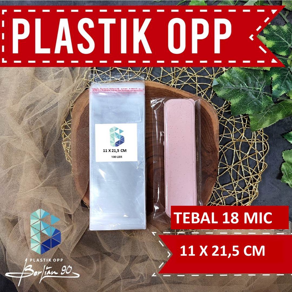 

Plastik OPP 11 X 21,5 CM 18 MIC 100LBR / PLASTIK SOUVENIR / PLASTIK KEMASAN BENING LEM BUKU UNDANGAN TERMURAH