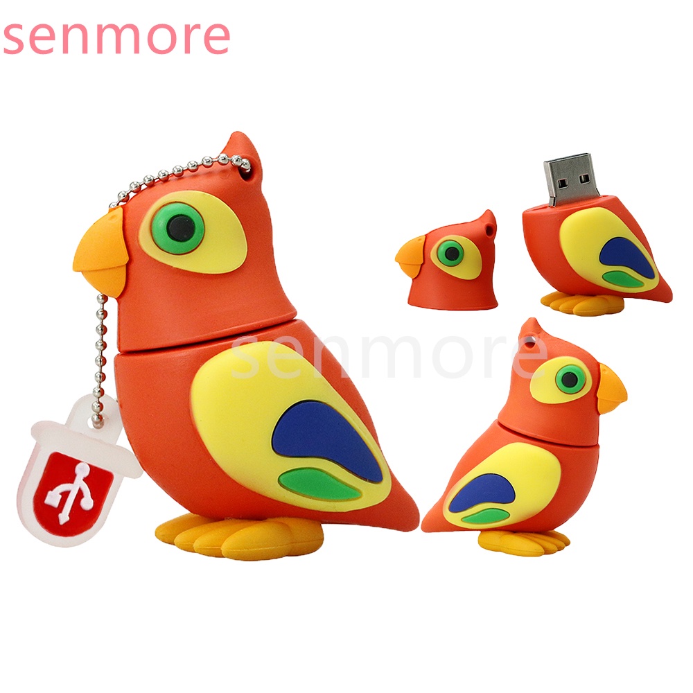 Cuckoo Pendrive 128GB USB 2.0 Kecepatan Tinggi Bahan Silikon 1TB 2TB 1GB 8GB 16GB 32GB 64GB