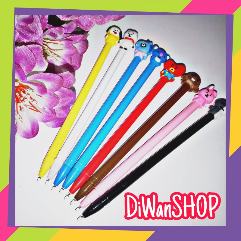 

Pulpen gel karakter perlengkapan sekolah