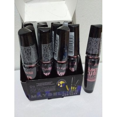 (PERBOX) Mascara Maybelline Hypercurl Volum Exprees - 1 LUSIN Maskara Maybelline Hypercurl