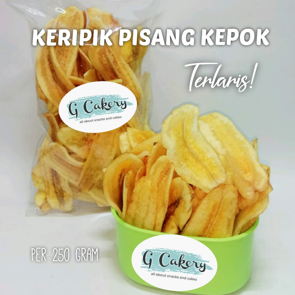 

KERIPIK KRIPIK PISANG KEPOK GURIH ASIN RENYAH 250GRAM