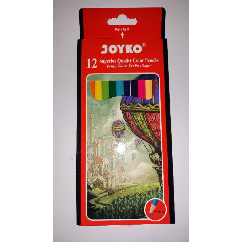 

PINSIL WARNA 12 COLOR JOYKO