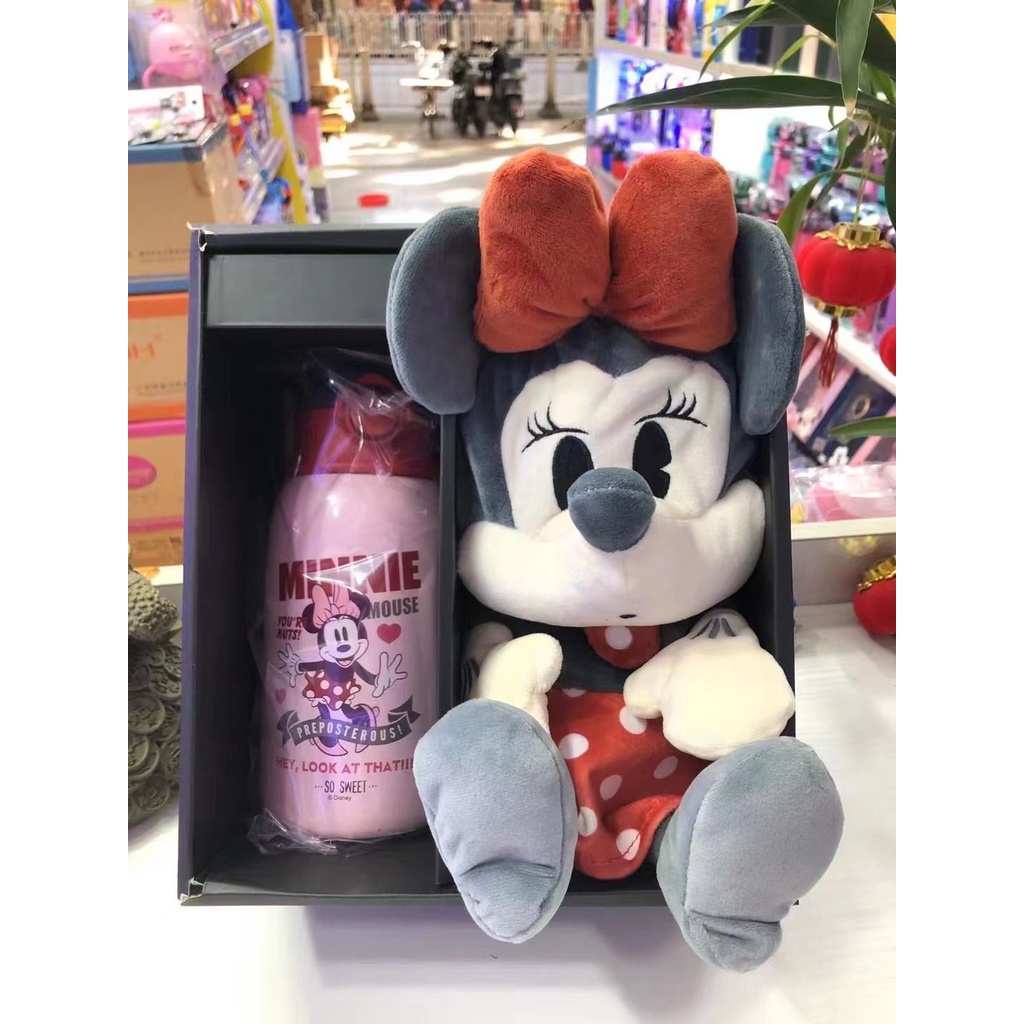 BOTOL MINUM ANAK GAMBAR KARTUN THERMOS STAINLESS STEEL FREE BONEKA